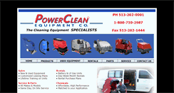 Desktop Screenshot of powercleanequipment.com